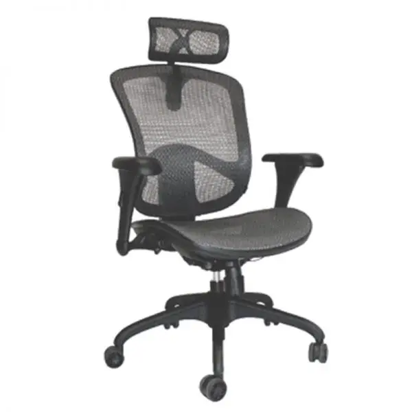 Deluxe mesh ergonomic online office chair with headrest