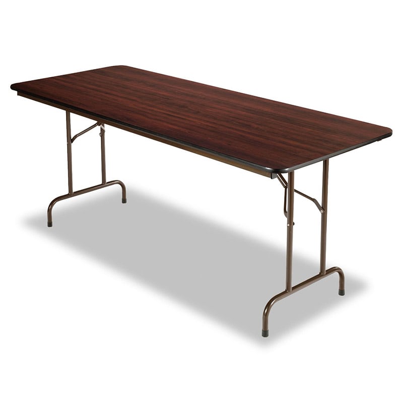 folding table walnut