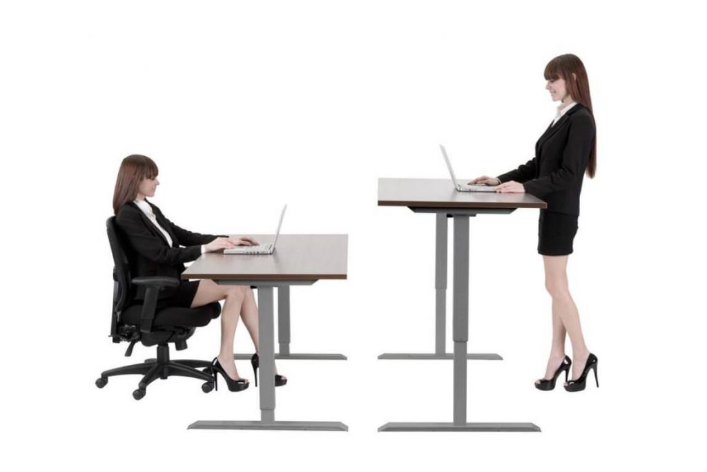 How to Use a Sit Stand Desk - comparison