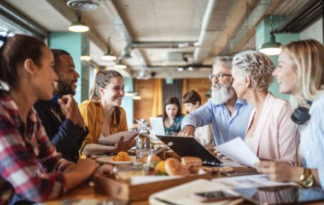 Business lunch group